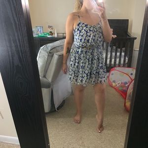 Flower Print Summer Dress